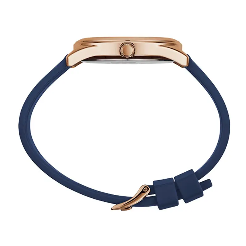 Guess G-Twist Quartz Blue Silicone Ladies Watch- W0911L6